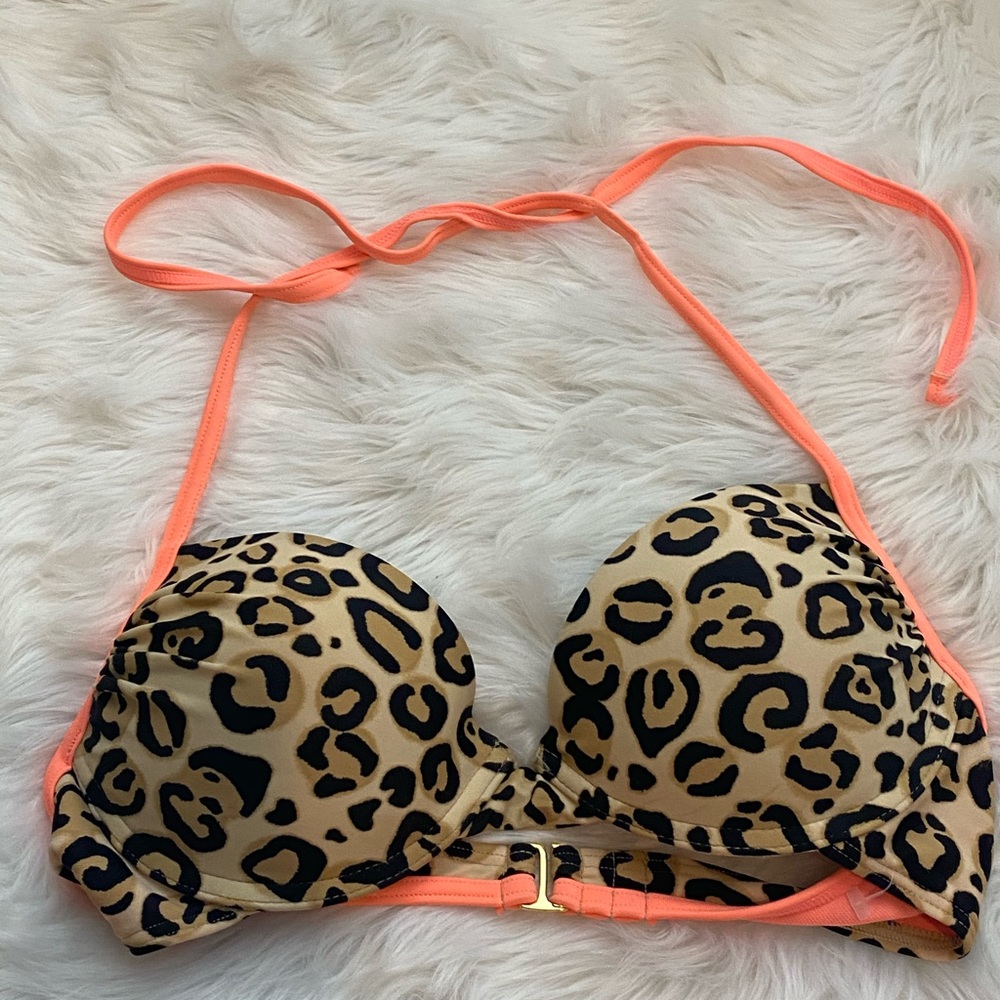 cheeta bikini top